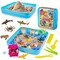 Original Stationery Beach Discovery Sensory Bin, Sandbox for Kids with 2lbs Sensory Sand, 4 Sand Tools, Glow in the Dark Toys, Fun Kids Sensory Bin
